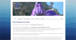 Desktop Screenshot of naturheilpraxis-am-see.ch