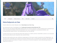 Tablet Screenshot of naturheilpraxis-am-see.ch